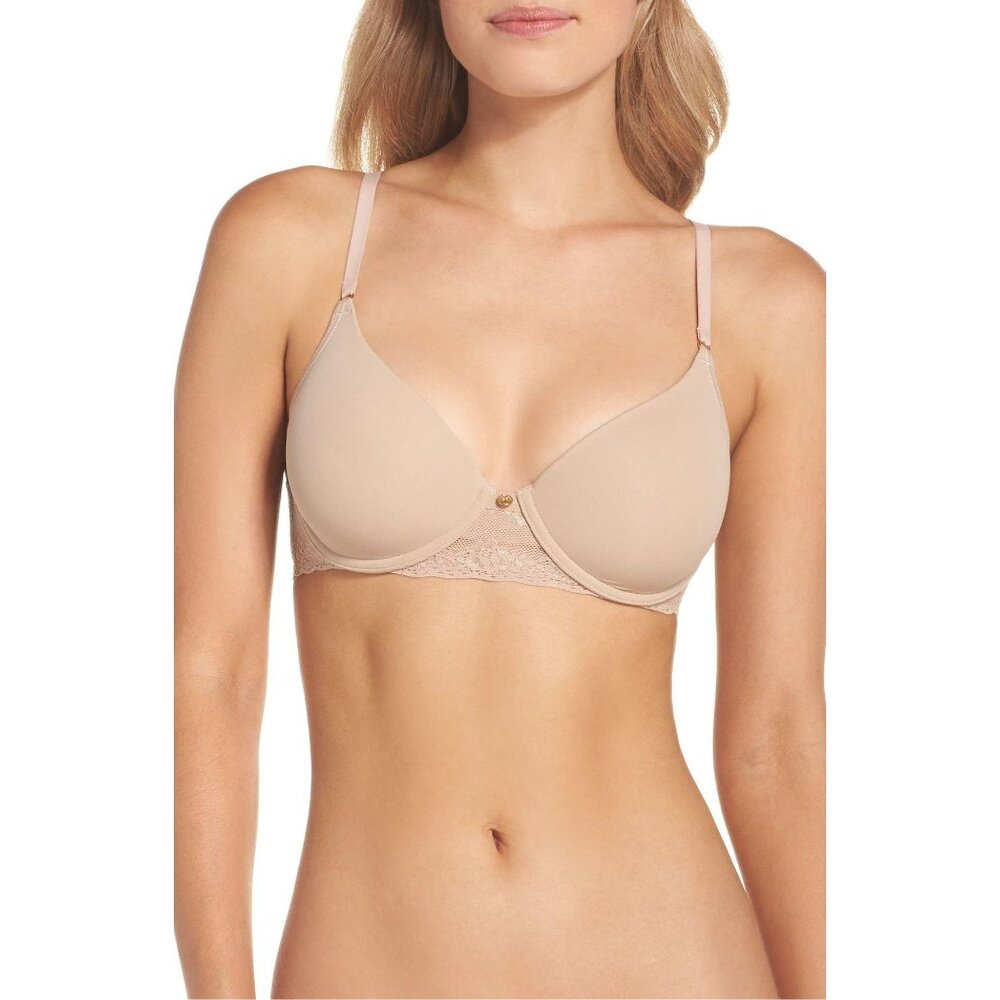 NATORI | Bliss Perfection Contour Underwire Bra, Nude Beige, sz 36DDD